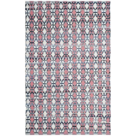 Safavieh Montauk Small Rectangle Area Rug, Coral and Multicolor - 4 x 6 ft. MTK123D-4